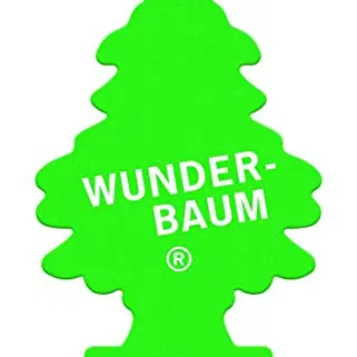 WUNDER-BAUM Auto-Lufterfrischer I Grüner Apfel I 1 Stück