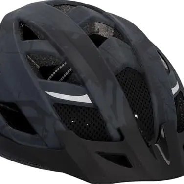 Fischer Fahrradhelm Urban Plus Brooklyn, L/XL, Blau mit LED-Rücklicht
