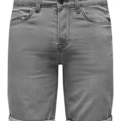 Herren Denim Capri Jeans Shorts 3/4 Bermuda Hose Sommer Freizeit