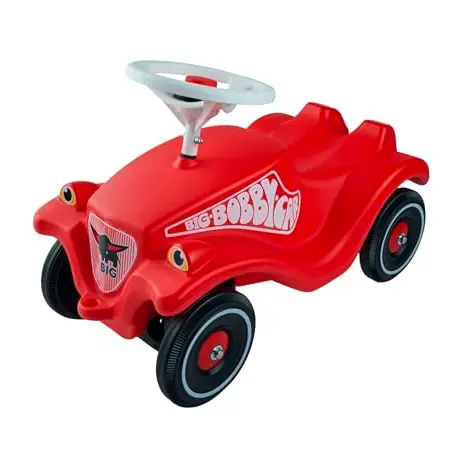 BIG-Bobby-Car Classic - Rutschfahrzeug für Kinder ab 1 Jahr, belastbar bis 50 kg, rot