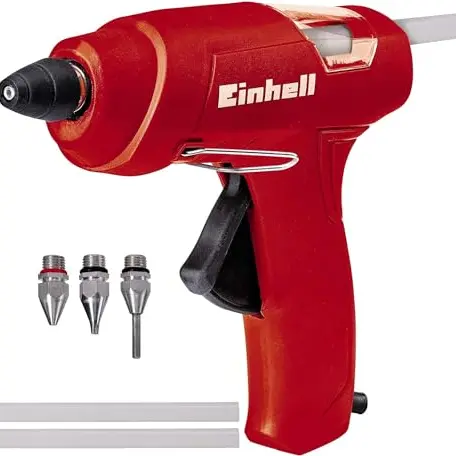 Einhell Heißklebepistole TC-GG 30 mit Sichtfenster und Zubehör