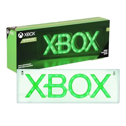 Paladone XBOX LED-Neonlicht, freistehend oder wandmontierbar, Gaming-Deko, 29,7 cm