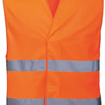 Portwest Warnschutzweste mit Reflexstreifen - Orange, Größe XX/3X
