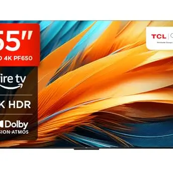 TCL 55-Zoll 4K Ultra HD Smart LED TV mit HDR, Dolby Vision, Dolby Atmos und Alexa