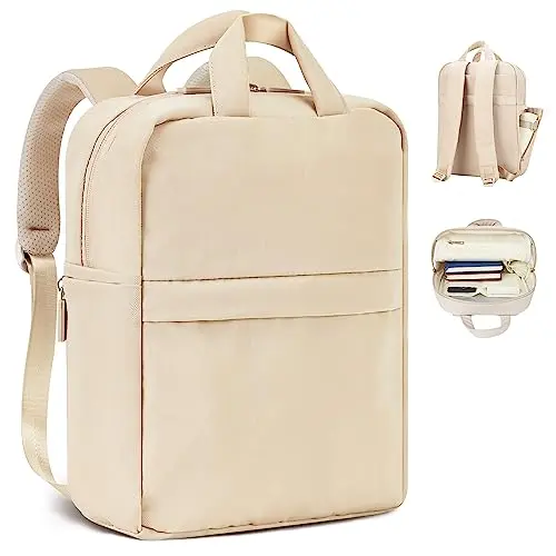 UNIQUEBELLA Damen Rucksack, 15.6 Zoll wasserdicht, eleganter Multifunktions-Rucksack für Schule, Uni, Reise und Büro