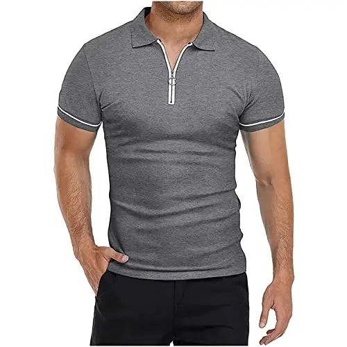 KOG Herren-Poloshirt Kurzarm, Dunkelgrau