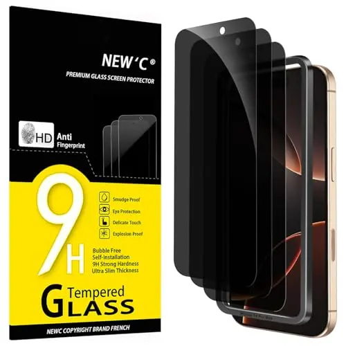 NEW'C Sichtschutz-Panzerglas für iPhone 17 Pro Max und iPhone 16 Pro Max