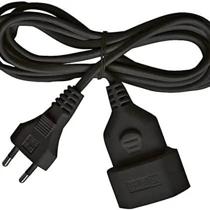 Brennenstuhl Verlängerungskabel 5m für Innenbereich mit Euro-Stecker schwarz
