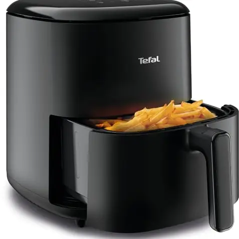 Tefal Easy Fry Max 5L Heißluftfritteuse mit 10 Programmen, digitalem Touchscreen, Antihaftbeschichtung, schwarz