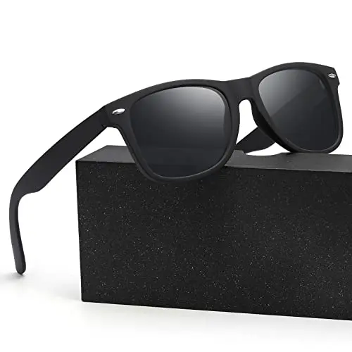 Polarisiert-Sonnenbrille für Damen und Herren - Vintage, UV400, Sport, Fahren & Camping