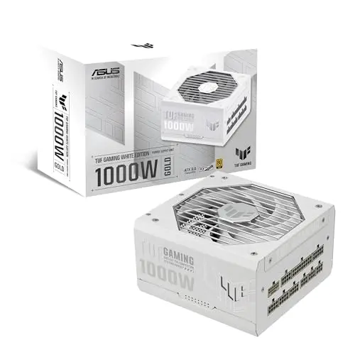 ASUS TUF Gaming 1000W Gold Netzteil (vollmodular, ATX 3.1, PCIe 5.1, weiß)