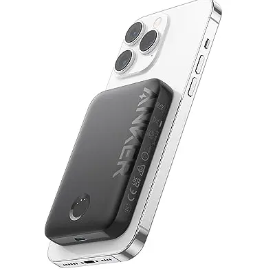 Anker 321 Magnetic PowerBank 5000 mAh – Tragbarer Wireless Charger für iPhone 15/14/13/12