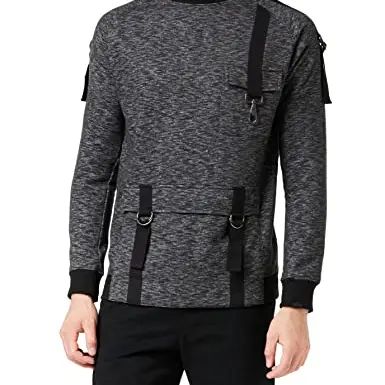 Soul Star Herren Sweatshirt, Schwarz, Größe M