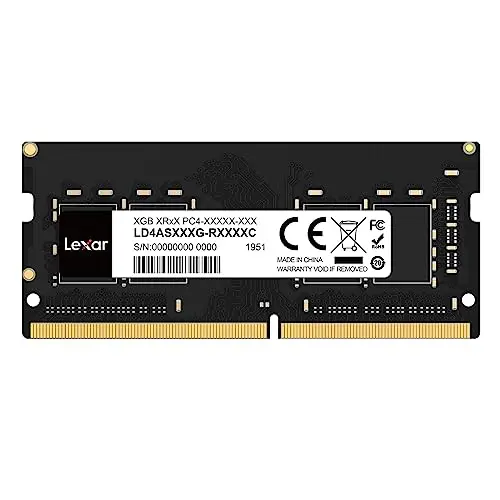 Lexar 8GB DDR4 Laptop RAM, 3200 MHz, Hochleistungs SODIMM Speicher