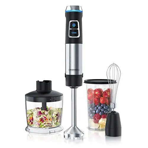 Arendo Stabmixer Set 1200 Watt - Pürierstab mit 800 ml Messbecher und Schneebesen