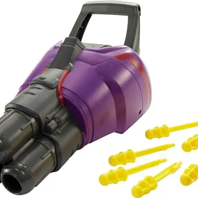 Buzz Lightyear Zurg Kanone Spielzeug für Rollenspiele - lila Dreifach-Kanone mit 3 Geschossen, Geschenk für Fans ab 4 Jahren