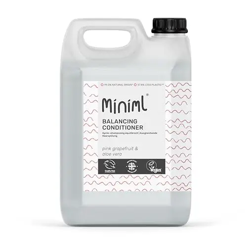 Miniml Haarspülung Nachfüllpackung mit rosa Grapefruit und Aloe Vera, tierversuchsfrei, vegan