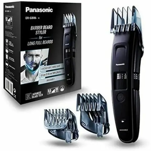 Panasonic ER-GB86 Barttrimmer, kabellos, 58 Längeneinstellungen, waschbar