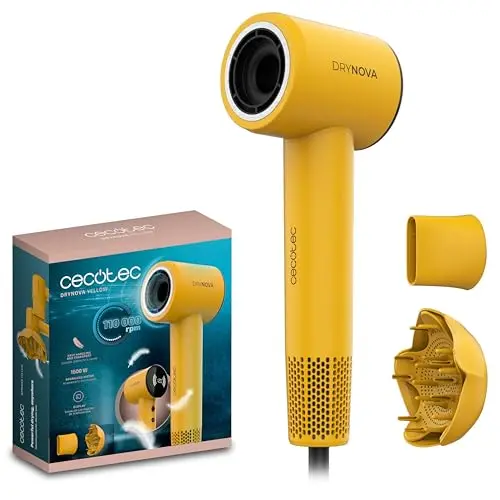 Cecotec DryNova Haartrockner, 1600W, leise, 4 Temperatureinstellungen, mit Diffusor und Konzentrator