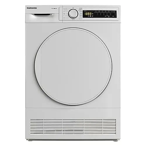 Telefunken T-11-400-W Kondenstrockner 7kg mit 15 Programmen und Knitterschutz, weiß