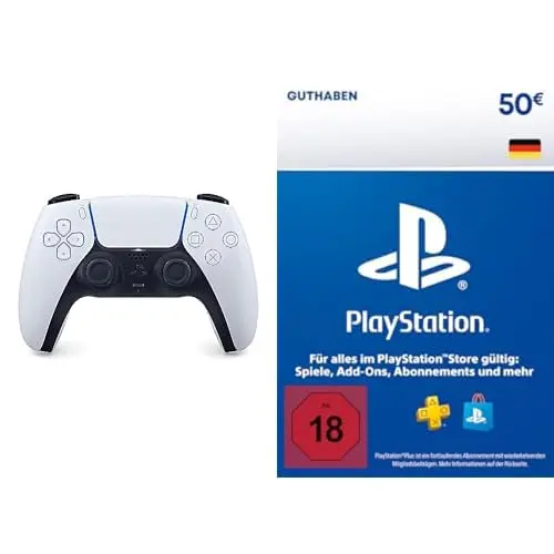 Playstation DualSense Wireless-Controller mit 50 Euro PSN Guthaben | Code per Email