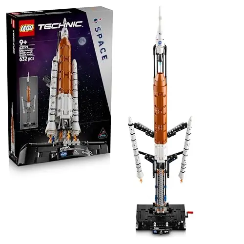 LEGO Technic NASA Artemis Schwerlastrakete - Spielzeug-Rakete & Raumschiff für Kinder ab 9 Jahren - Modellbau Geschenk