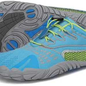 SAGUARO Barfußschuhe Herren Damen Traillaufschuhe für Outdoor & Indoor, Himmelblau, 38 EU