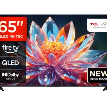 TCL 65 Zoll QLED 4K Fernseher mit Smart Fire TV, Dolby Vision & Sprachsteuerung