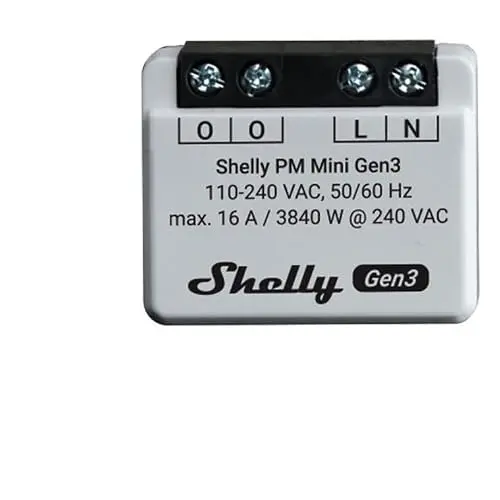 Shelly Plus PM Mini Gen 3 Kabelloser WLAN-Schalter
