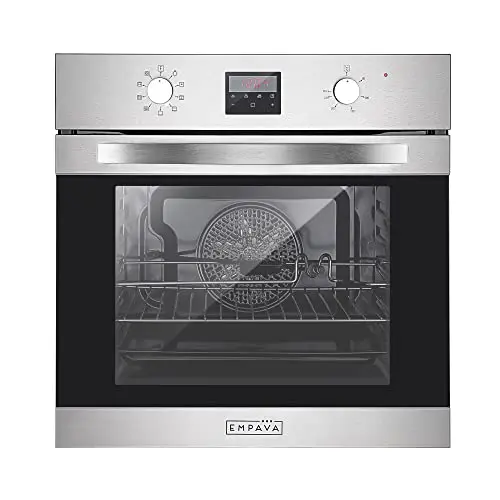 Empava Einbaubackofen 72L mit Dampffunktion, 2800W, 9 Funktionen, autark