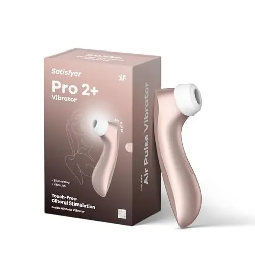 Satisfyer Pro 2 Plus | Roségold | Klitoris-Stimulator für Frauen | Stark und leise
