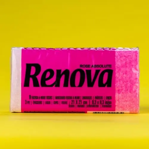 Renova ROSE ABSOLUTE Pocket Tissues - 6 Packs von Renova in Pink