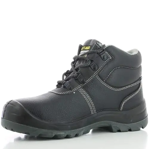 SAFETY JOGGER Sicherheits- und Arbeitsstiefel Herren und Damen - BESTBOY, Schutzstiefel Schwarz, EU 45