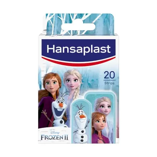 Hansaplast Kids FROZEN 2 Kinderpflaster, 20 Strips, mit Disney-Motiven, schmerzlos zu entfernen