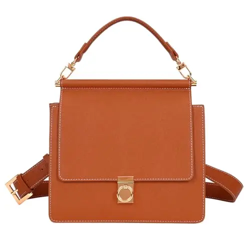 TIAASTAP Damen Handtasche - Kleine Umhängetasche im French Style mit verstellbarem Gurt