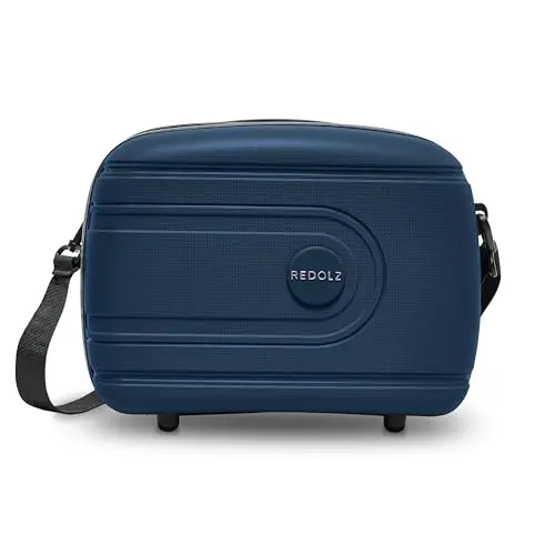 REDOLZ Hartschalen Kosmetik-Koffer | Beauty-Case mit Aufsteckfunktion | 34 x 17 x 27 cm