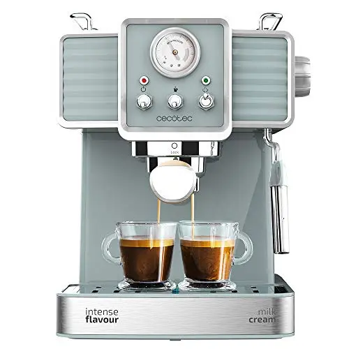 Cecotec Cumbia Power Espresso 20 Bar Kaffeemaschine mit Doppelauslassfilterhalter