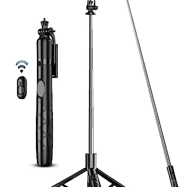 180cm Handy Stativ & Selfie Stick mit Fernbedienung für iPhone & Android