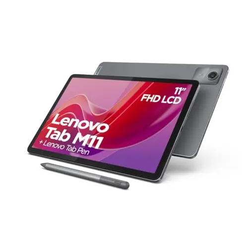 Lenovo Tab M11 Tablet 10.95" mit Touch Display, 128GB, Android 14 und Stift, grau
