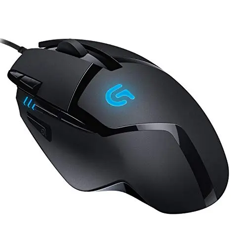 Logitech G402 Hyperion Fury Gaming-Maus - 8 programmierbare Tasten, leicht, schwarz