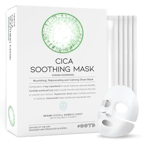 #OOTD Cica Soothing Mask – Beruhigende Maske für empfindliche Haut. Spendet Feuchtigkeit und pflegt vegan.