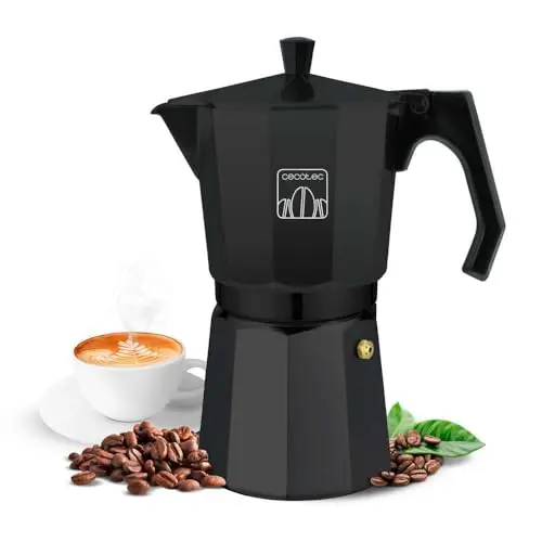 Cecotec Cumbia Mokclassic 1200 Kaffeekocher, 600 ml, 12 Tassen, Aluminium, für alle Kochfelder, spülmaschinenfest