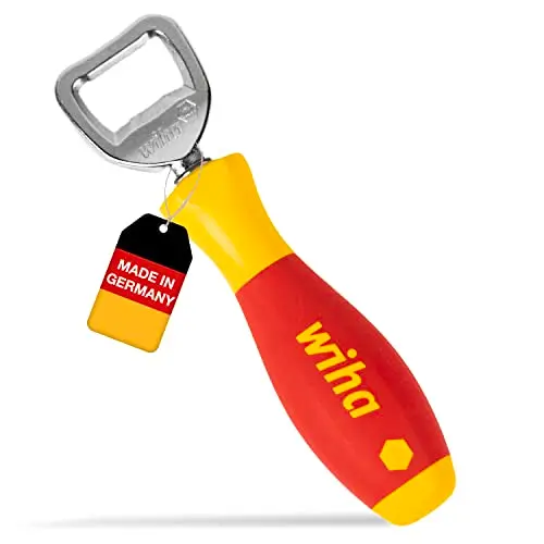 Wiha Flaschenöffner SoftFinish® - Geschenk für Männer, Bieröffner für Kneipe und Küche