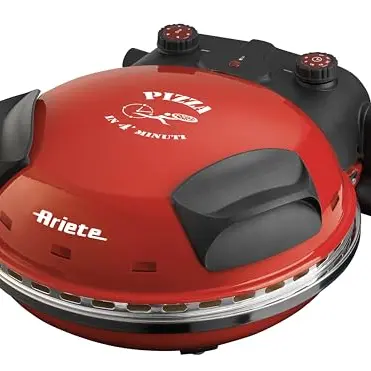 Ariete Pizzaofen Da Gennaro 1200 W - Rot und Schwarz