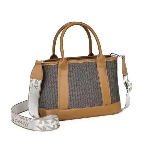 Miss Lulu Damen Handtasche Braun