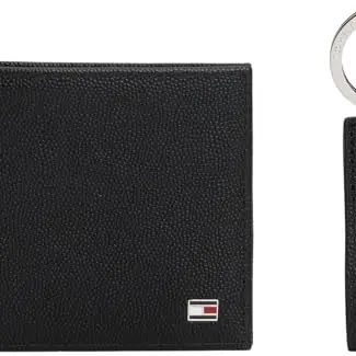 TOMMY HILFIGER Herren Schlüsselbund Geschenkpaket, Schwarz