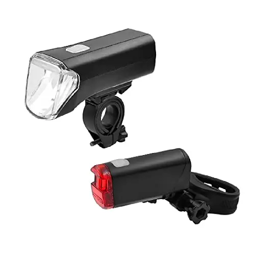FISCHER Unisex LED Leuchtenset, schwarz, Einheitsgröße