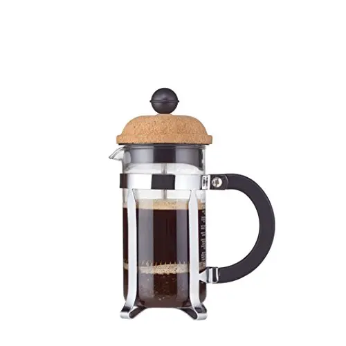 Bodum Chambord Kaffeebereiter 3 Tassen, Glas mit Kork, 0.35 L
