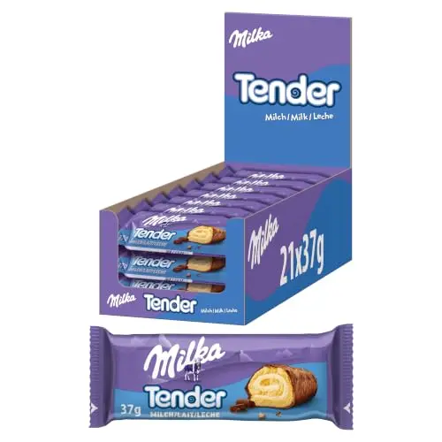 Milka Tender Milch 37 g (21er-Pack)