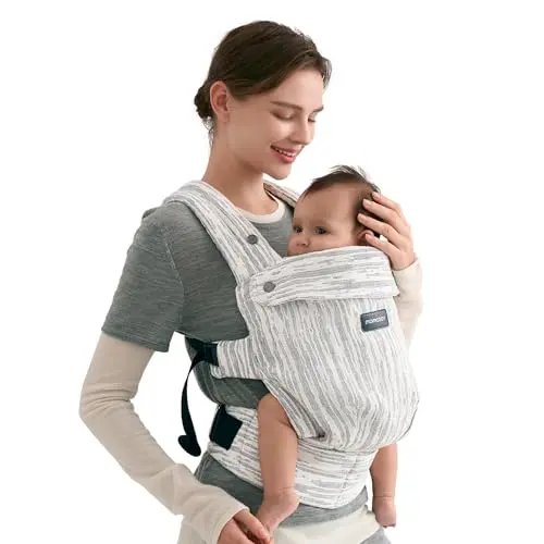 Momcozy Baby-Trage - Elegantes Design für den ganzen Tag - Zeitlos-Beige